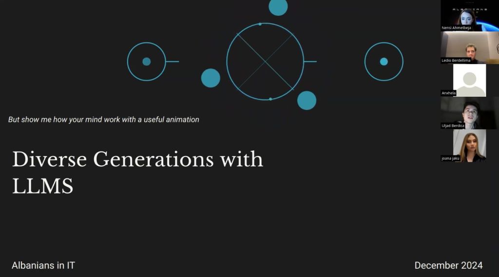 [Dec] Made-in-Albania Drones + AI&nbsp;talk